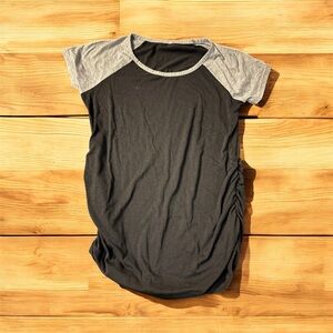 Black and Grey Maternity tshirt